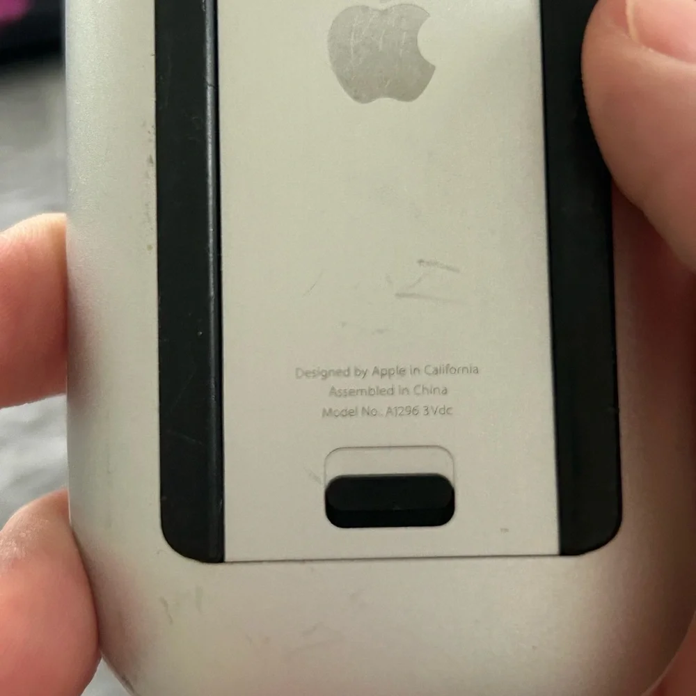 Apple Glossy White Mouse